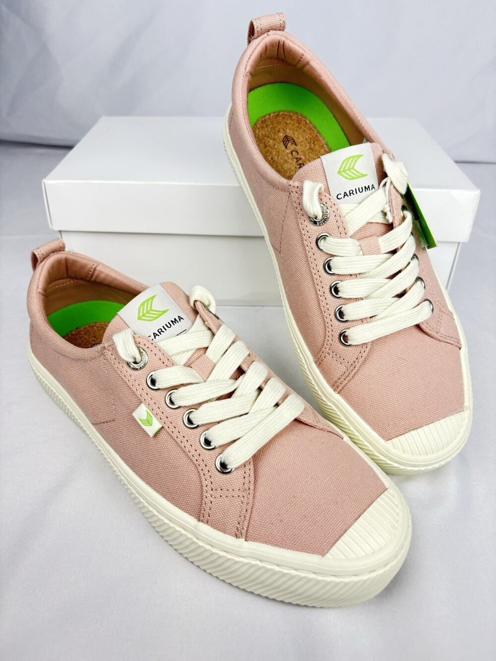 Cariuma OCA Low Rose Pink Canvas Sneakers Women’s US 9.5 Men’s US 8 EU 40.5 New